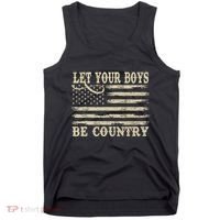 Retro Let Your Boy Be Country Tank Top thumb 0