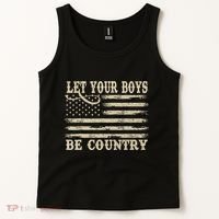 Retro Let Your Boy Be Country Tank Top thumb 2
