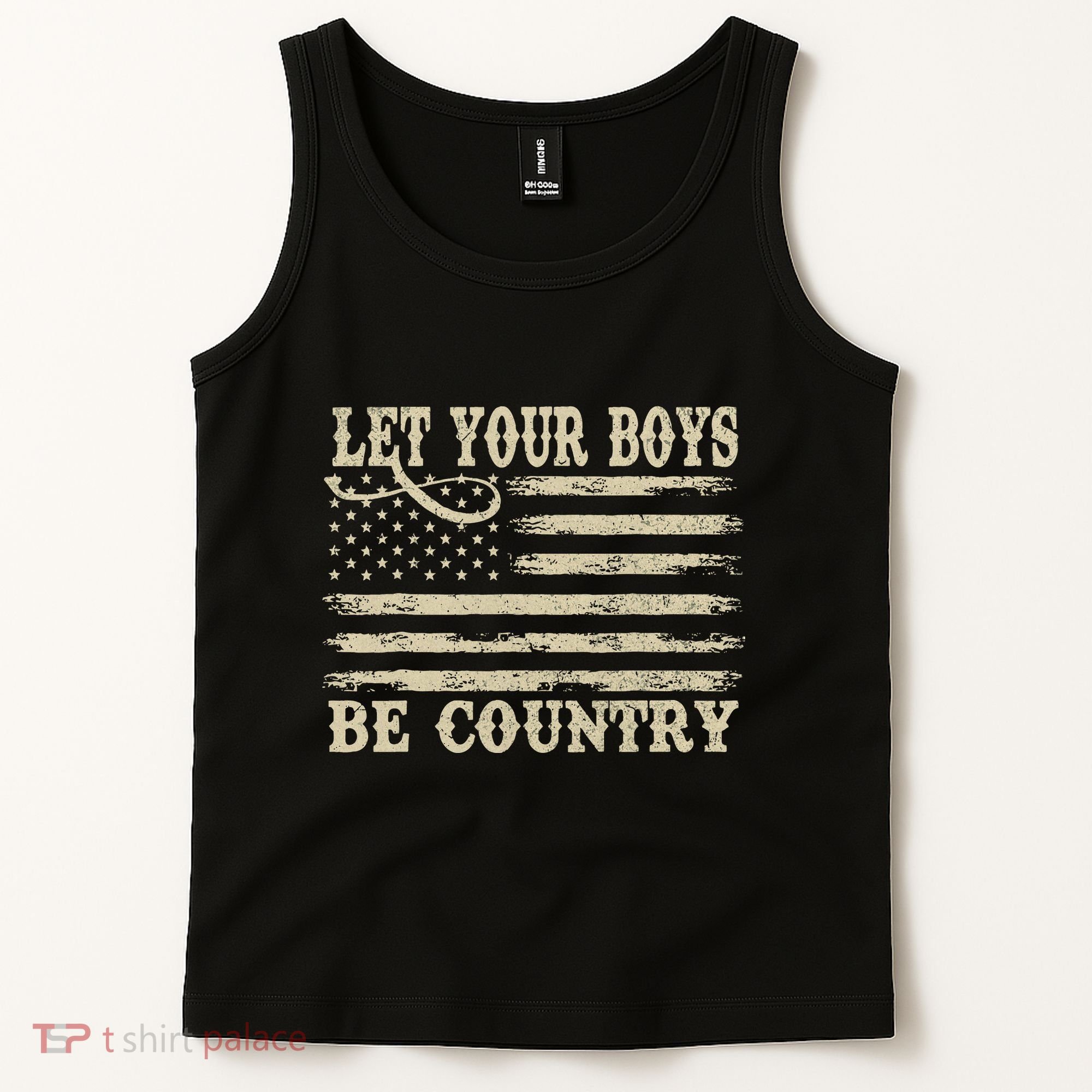 Retro Let Your Boy Be Country Tank Top