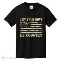 Retro Let Your Boy Be Country Kids T-Shirt thumb 0