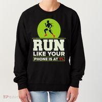 Run Like Your Phone 1 Cross Country Xc Women's Sweatshirt thumb 0