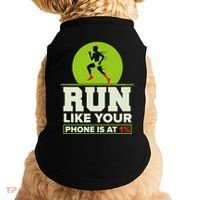 Run Like Your Phone 1 Cross Country Xc Doggie Tank thumb 0