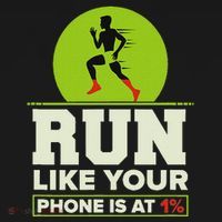 Run Like Your Phone 1 Cross Country Xc USA-Made Doggie Bandana thumb 2