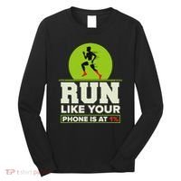 Run Like Your Phone 1 Cross Country Xc Long Sleeve Shirt thumb 0