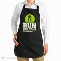 Run Like Your Phone 1 Cross Country Xc Apron thumb 2