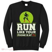 Run Like Your Phone 1 Cross Country Xc Sweatshirt thumb 0