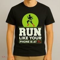 Run Like Your Phone 1 Cross Country Xc T-Shirt thumb 3