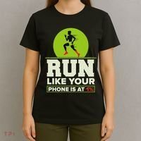 Run Like Your Phone 1 Cross Country Xc T-Shirt thumb 4