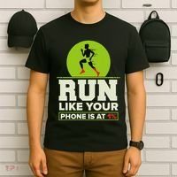 Run Like Your Phone 1 Cross Country Xc T-Shirt thumb 6