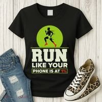 Run Like Your Phone 1 Cross Country Xc Women's T-Shirt thumb 3