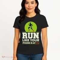 Run Like Your Phone 1 Cross Country Xc Women's T-Shirt thumb 4