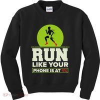 Run Like Your Phone 1 Cross Country Xc Kids Sweatshirt thumb 0