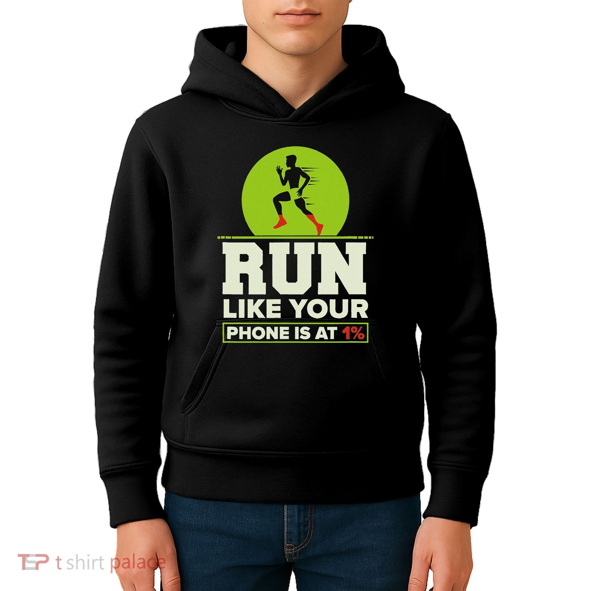 Run Like Your Phone 1 Cross Country Xc Kids Hoodie