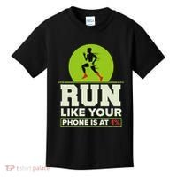 Run Like Your Phone 1 Cross Country Xc Kids T-Shirt thumb 0