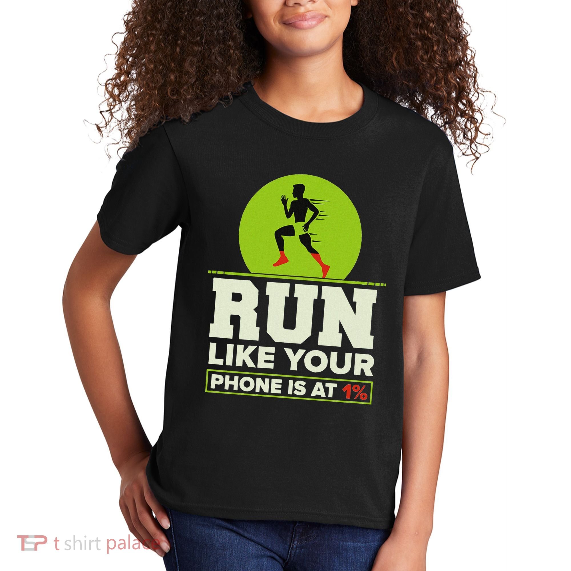 Run Like Your Phone 1 Cross Country Xc Kids T-Shirt