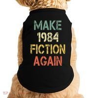 Retro Make 1984 Fiction Again Doggie Tank thumb 0
