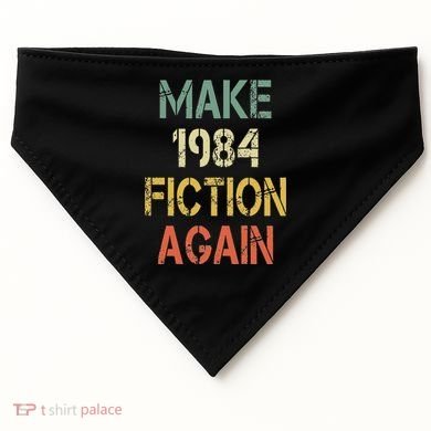 Retro Make 1984 Fiction Again USA-Made Doggie Bandana