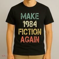 Retro Make 1984 Fiction Again T-Shirt thumb 3