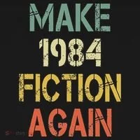 Retro Make 1984 Fiction Again Bucket Hat thumb 4