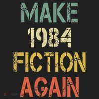 Retro Make 1984 Fiction Again Beanie thumb 2