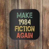 Retro Make 1984 Fiction Again Coaster thumb 0