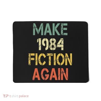 Retro Make 1984 Fiction Again Mousepad