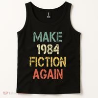 Retro Make 1984 Fiction Again Tank Top thumb 2