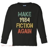 Retro Make 1984 Fiction Again Toddler Long Sleeve Shirt thumb 0