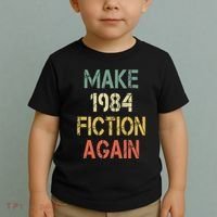 Retro Make 1984 Fiction Again Toddler T-Shirt thumb 2