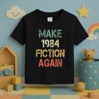 Retro Make 1984 Fiction Again Toddler T-Shirt thumb 3