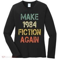 Retro Make 1984 Fiction Again Women's Long Sleeve Shirt thumb 0