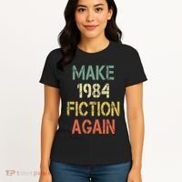 Retro Make 1984 Fiction Again Women's T-Shirt thumb 4