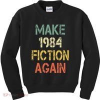 Retro Make 1984 Fiction Again Kids Sweatshirt thumb 0