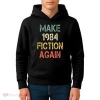 Retro Make 1984 Fiction Again Kids Hoodie thumb 4
