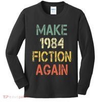 Retro Make 1984 Fiction Again Kids Long Sleeve Shirt thumb 0