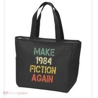Retro Make 1984 Fiction Again Tote Bag thumb 3