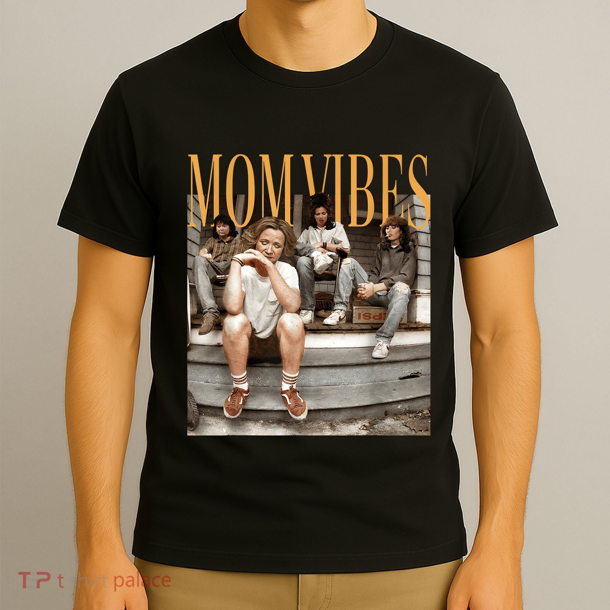 Retro Mom 90’S Vibes Vintage MotherS Day Mom T-Shirt