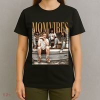 Retro Mom 90’S Vibes Vintage MotherS Day Mom T-Shirt thumb 4
