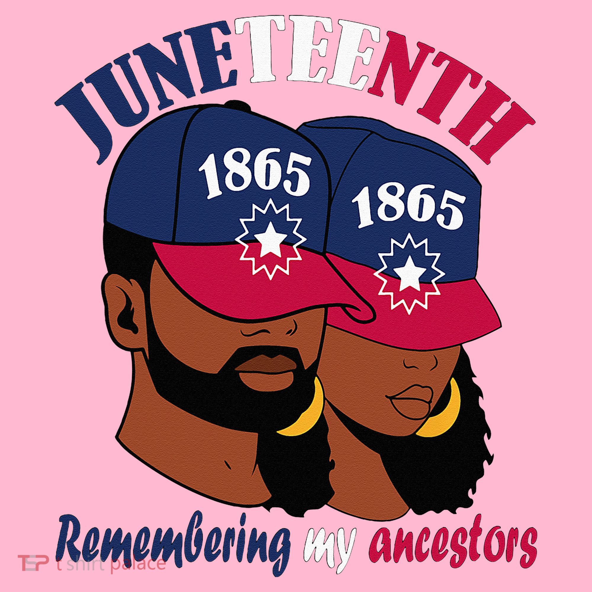 Remembering My Ancestors Juneteenth flag blue red white Coaster
