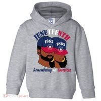 Remembering My Ancestors Juneteenth flag blue red white Toddler Hoodie thumb 0