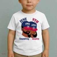 Remembering My Ancestors Juneteenth flag blue red white Toddler T-Shirt thumb 2