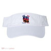 Remembering My Ancestors Juneteenth flag blue red white Visor thumb 0