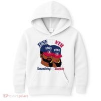 Remembering My Ancestors Juneteenth flag blue red white Kids Hoodie thumb 0