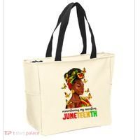Remembering My Ancestors Juneteenth Celebrate Black Women Tote Bag thumb 2