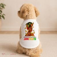 Remembering My Ancestors Juneteenth Celebrate Black Women Doggie Tank thumb 2