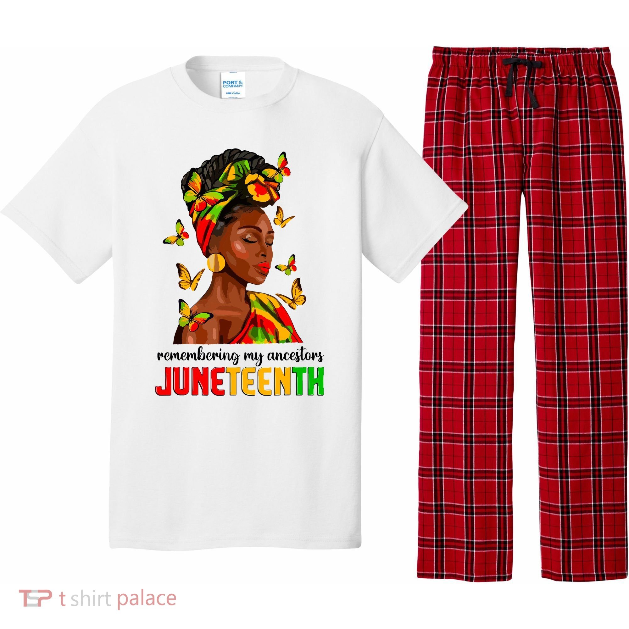 Remembering My Ancestors Juneteenth Celebrate Black Women Pajama Set