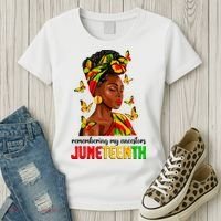 Remembering My Ancestors Juneteenth Celebrate Black Women Women's T-Shirt thumb 3
