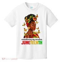 Remembering My Ancestors Juneteenth Celebrate Black Women Kids T-Shirt thumb 0