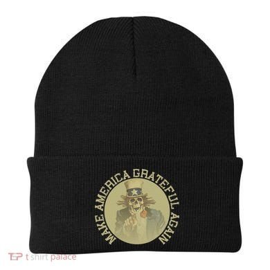 Retro Make America Grateful Again Vintage Uncle Sam Beanie