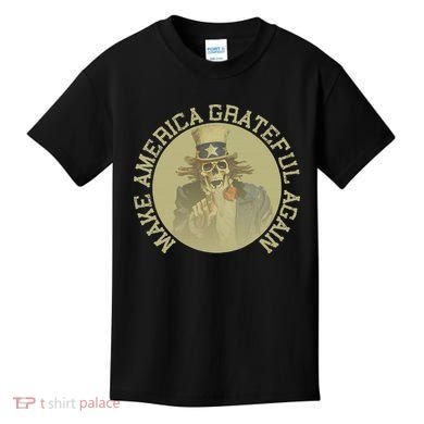 Retro Make America Grateful Again Vintage Uncle Sam Kids T-Shirt